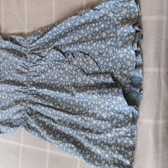 🏷️ NWOT JCrew Mercantile Chambray Wrap Dress Size Small - Picture 7 of 10